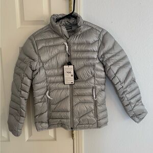 J. Lindeberg Women’s Cliff Light Down Jacket Silver NWT New - Small